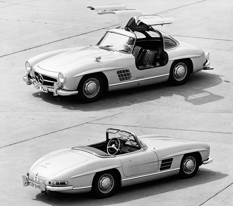 Mercedes 300SL na zdjęciach