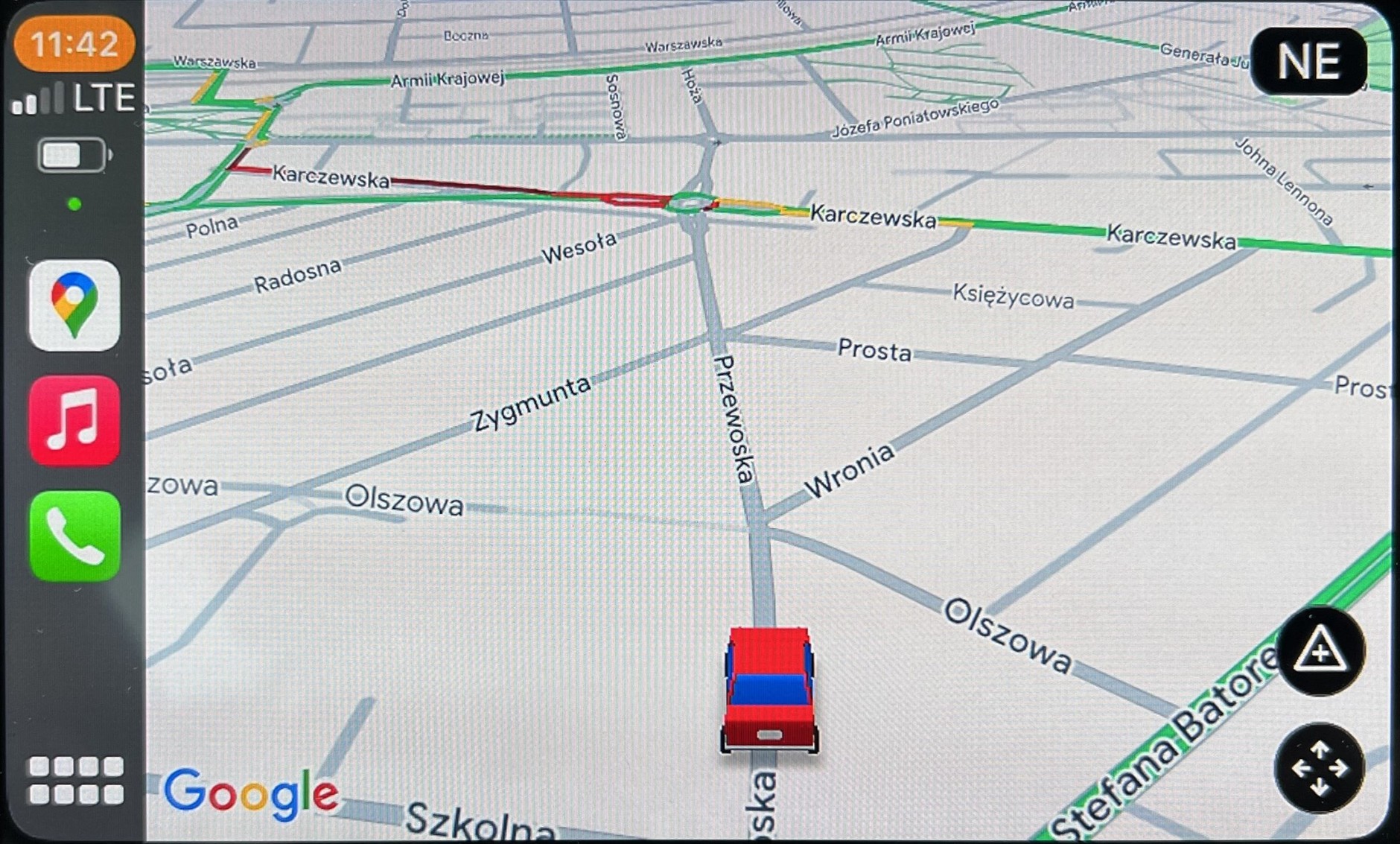 Nawigacja Google Maps