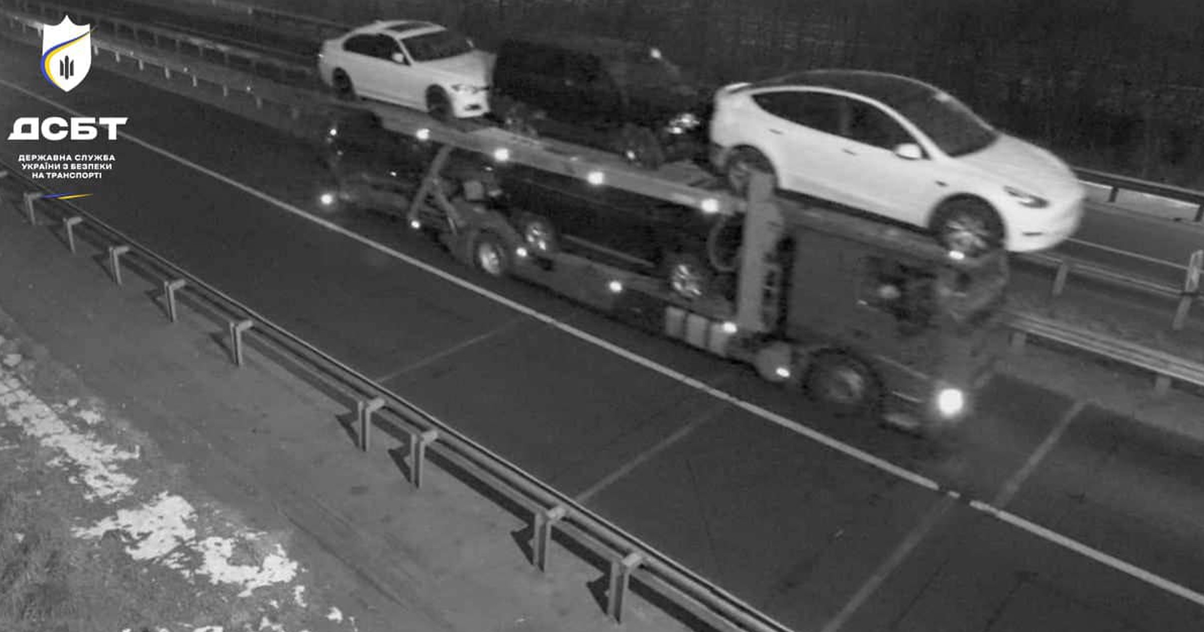 Zdjęcie autotransportera z punktu pomiaru
