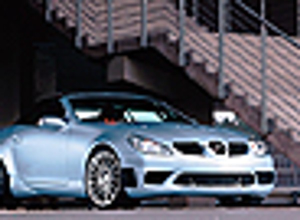 Mercedes SLK 55 Tracksport - 911, miej się na baczności!