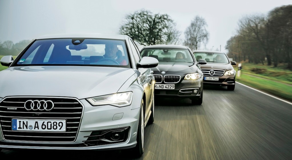 Audi A6, BMW serii 5, Mercedes klasy E