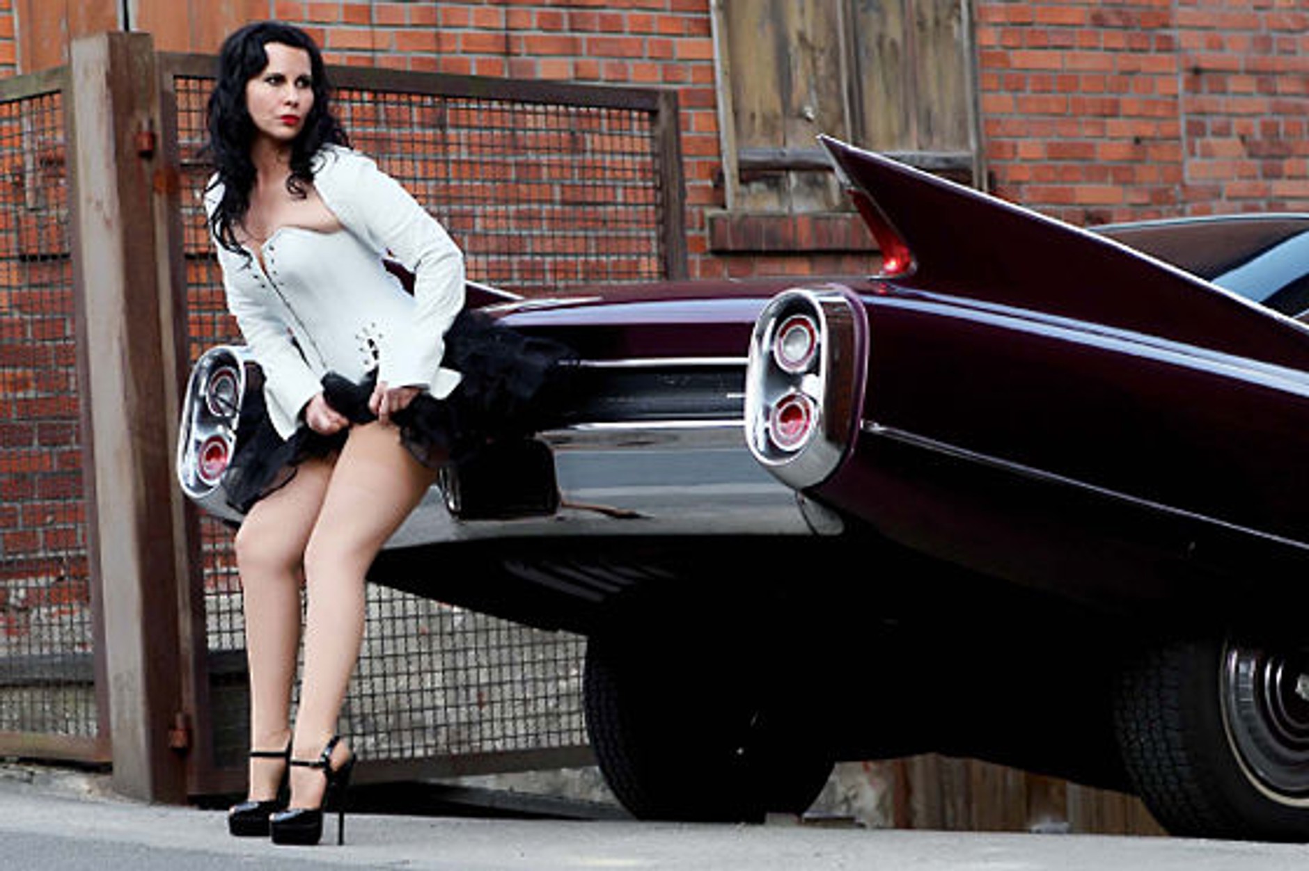 Amerykańskie auta i dziewczyny - zdjęcia