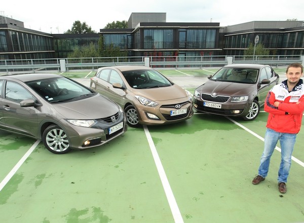 Honda Civic, Hyundai i30 i Skoda Octavia - kompakty z dieslami testuje Kuba Giermaziak