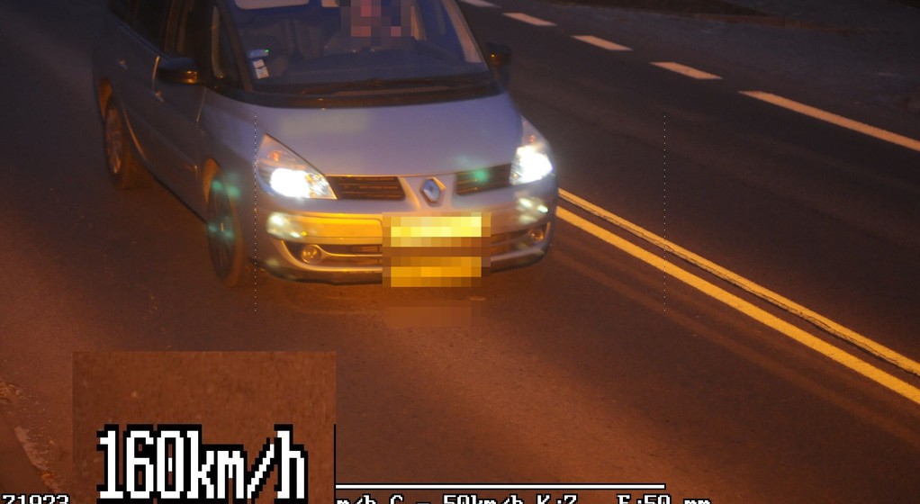 Przekroczenie prędkości - zdjęcie z fotoradaru