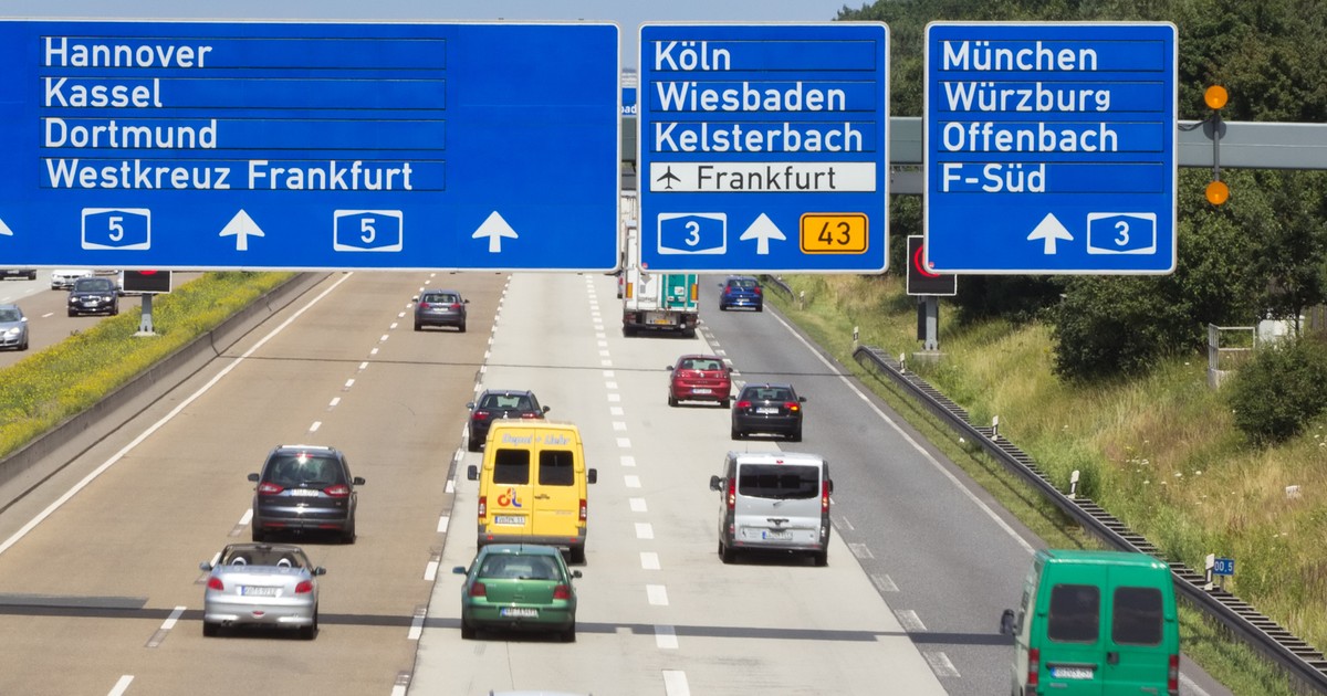 Niemiecka autostrada - zdjęcie ilustracyjne