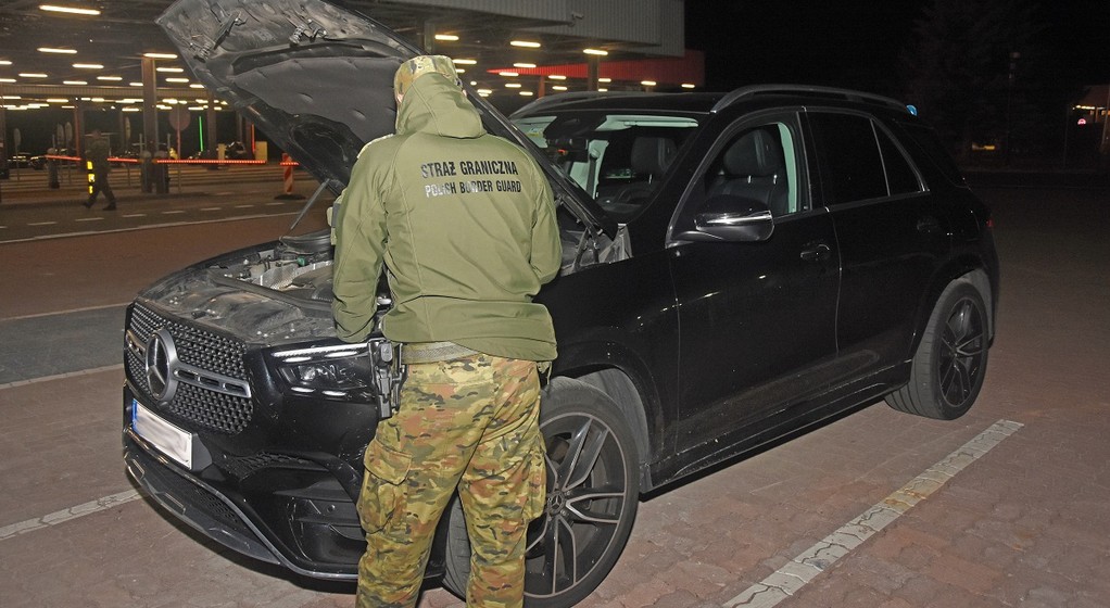 Mercedes-Benz GLE odzyskany przez Straż Graniczną