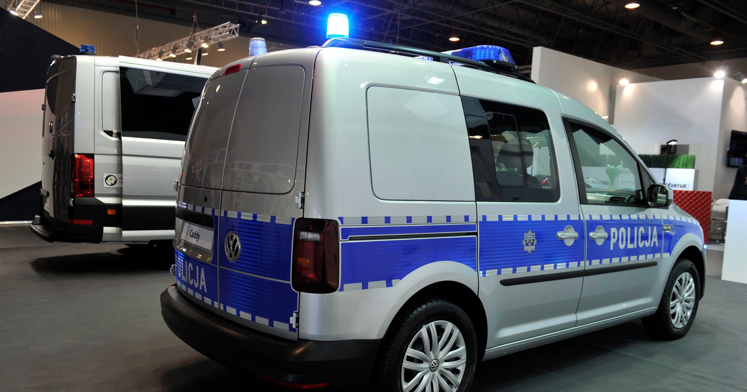 Volkswagen Caddy w policyjnej wersji