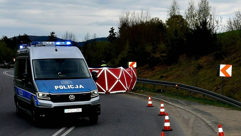 Śmiertelny wypadek z udziałem motocyklistów-seniorów