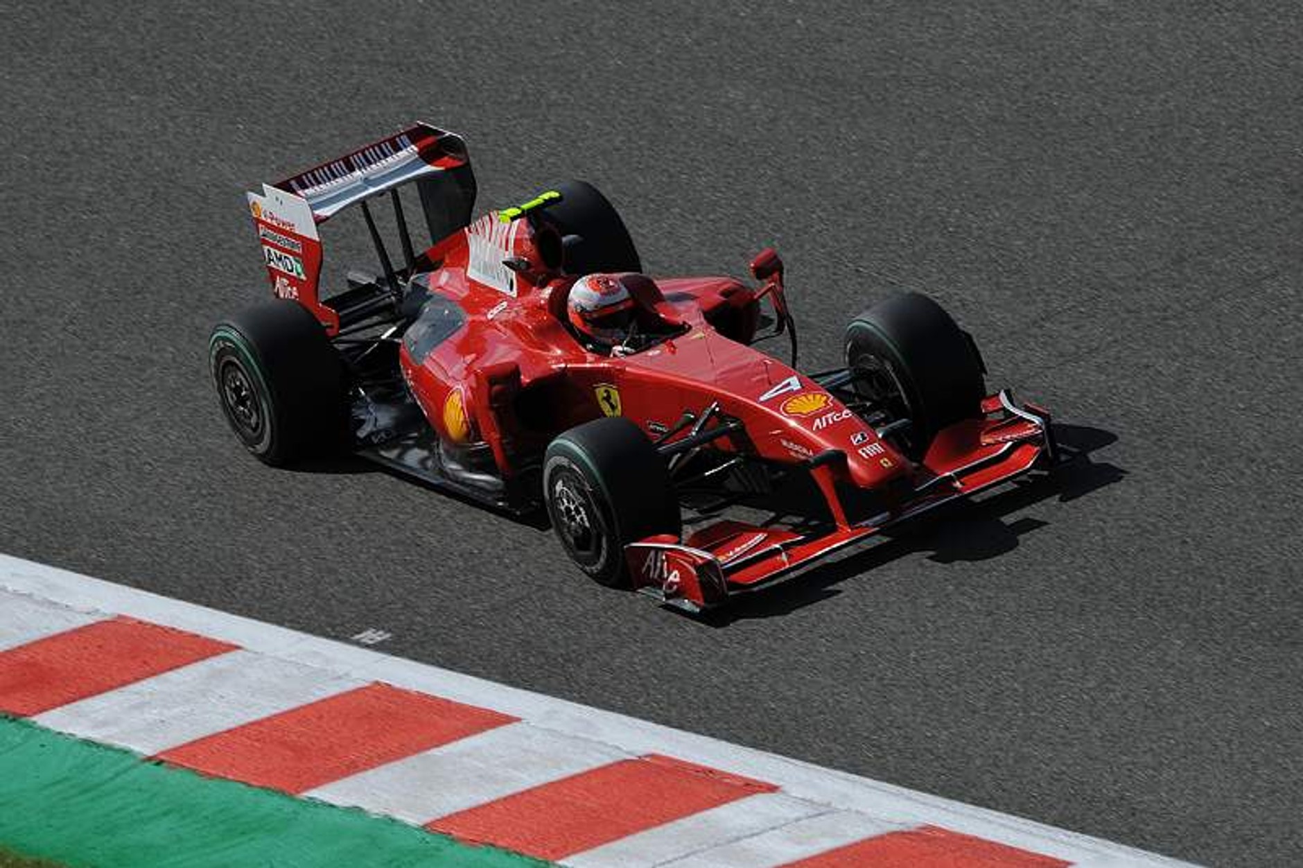 Grand Prix Belgii 2009: dwie gwiazdy wyścigu - Raikkonen i Fisichella (fotogaleria)