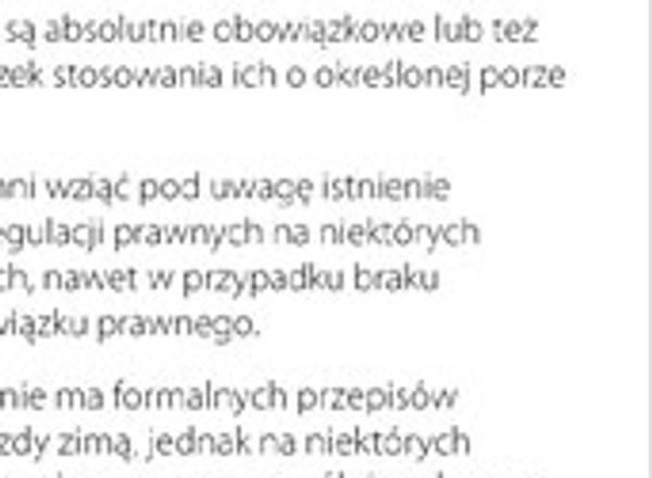 W których krajach wymagane są zimowe opony?