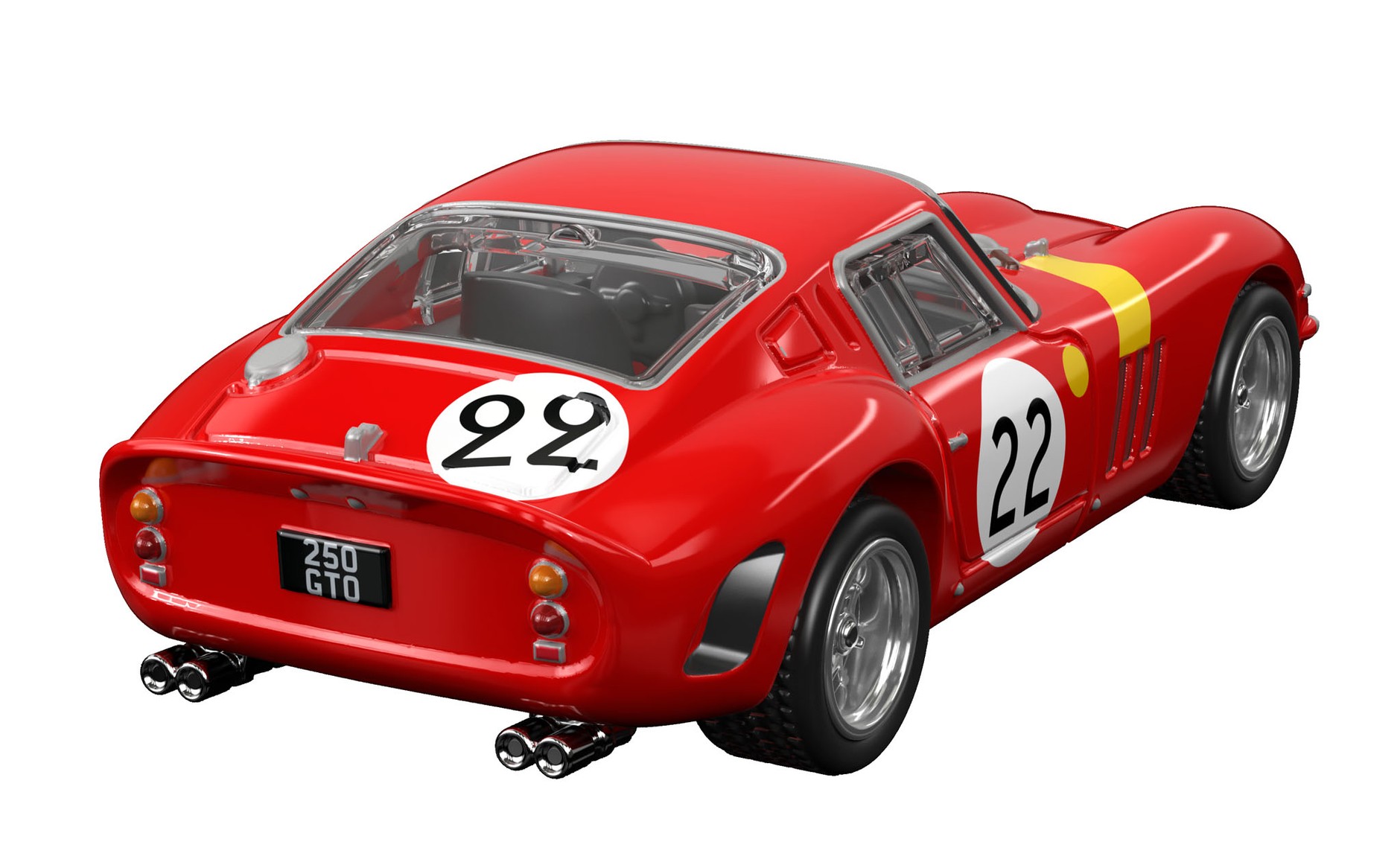 Ferrari 250 GTO (model w skali marki Hot Wheels)