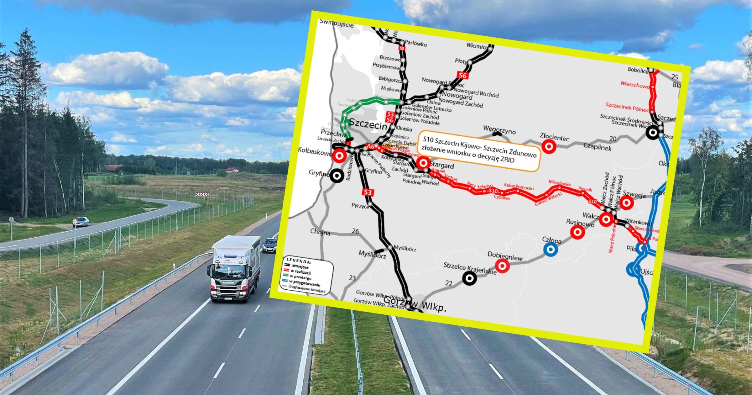 Ostatni odcinek S10 na Pomorzu Zachodnim z wnioskiem o budowę