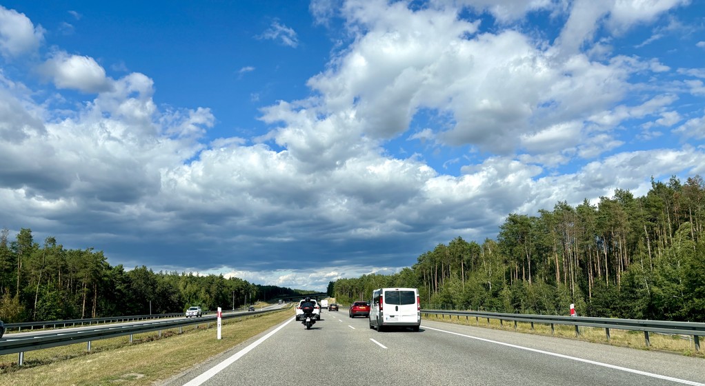 Autostrada A2 pomiędzy Łodzią a Warszawą
