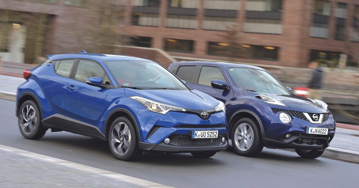Nissan Juke i Toyota C-HR
