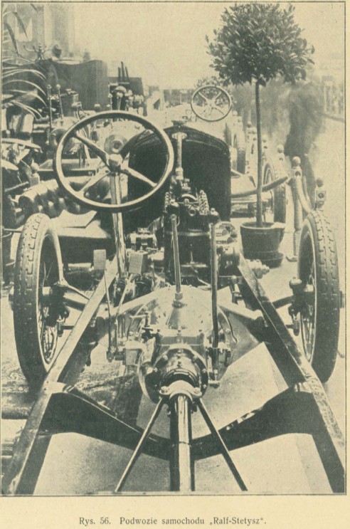 Samochód Ralf Stetysz hrabiego Tyszkiewicza: rama, silnik i układ kierowniczy
