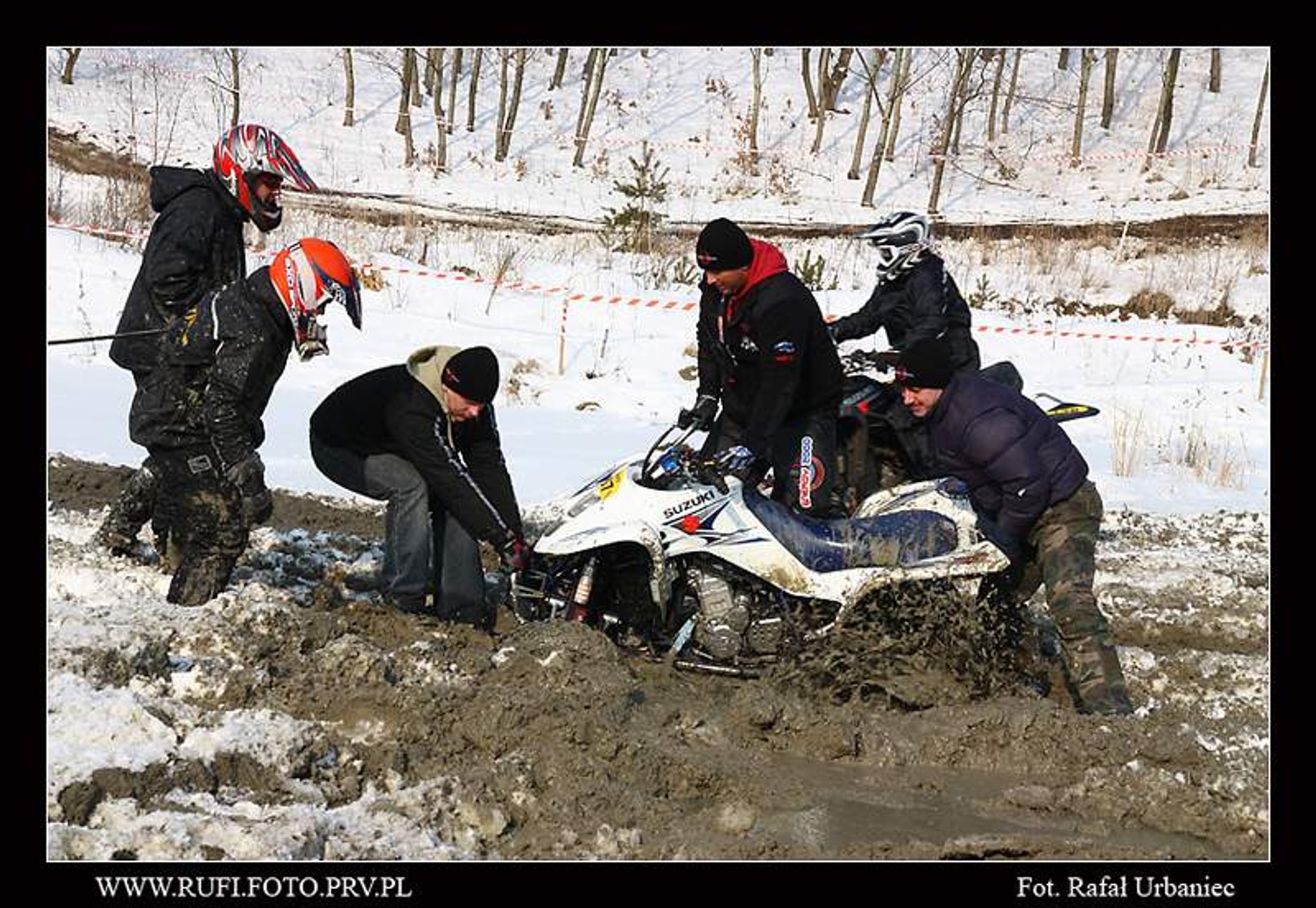 III Zimowa Integracja 4x4 Kryspinów 2009 - motocykle i quady (fotogaleria 1.)
