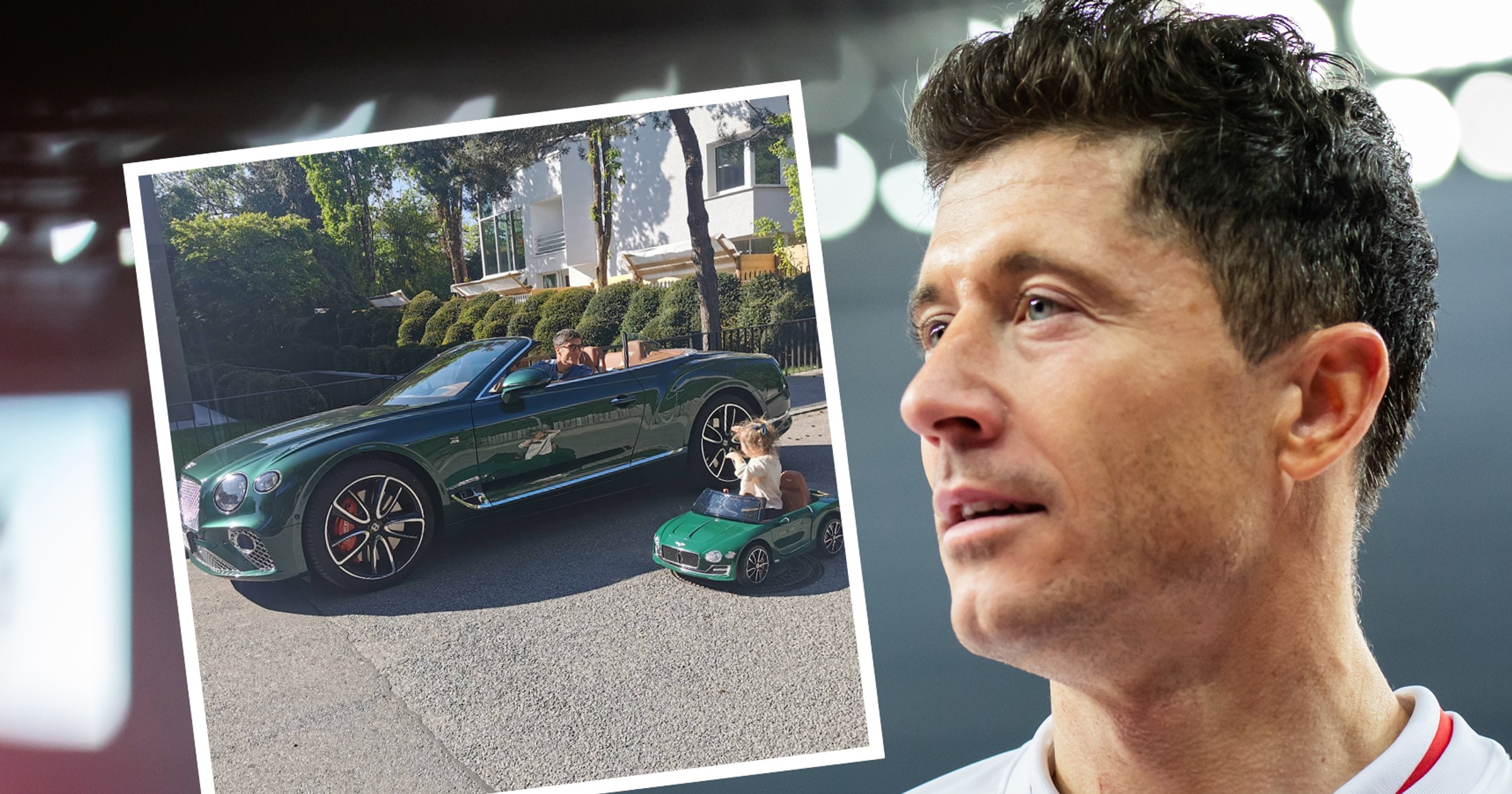 Bentley Continental GTC Roberta Lewandowskiego