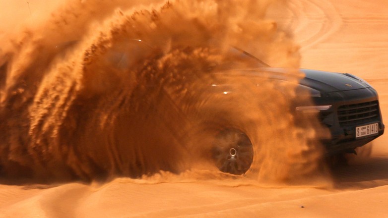 Porsche Cayenne trzeciej generacji podczas testów