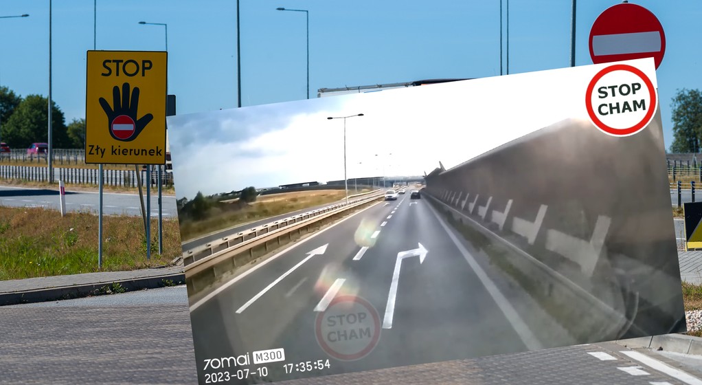 Kierowcy jechali pod prąd, póki nie zobaczyli policji