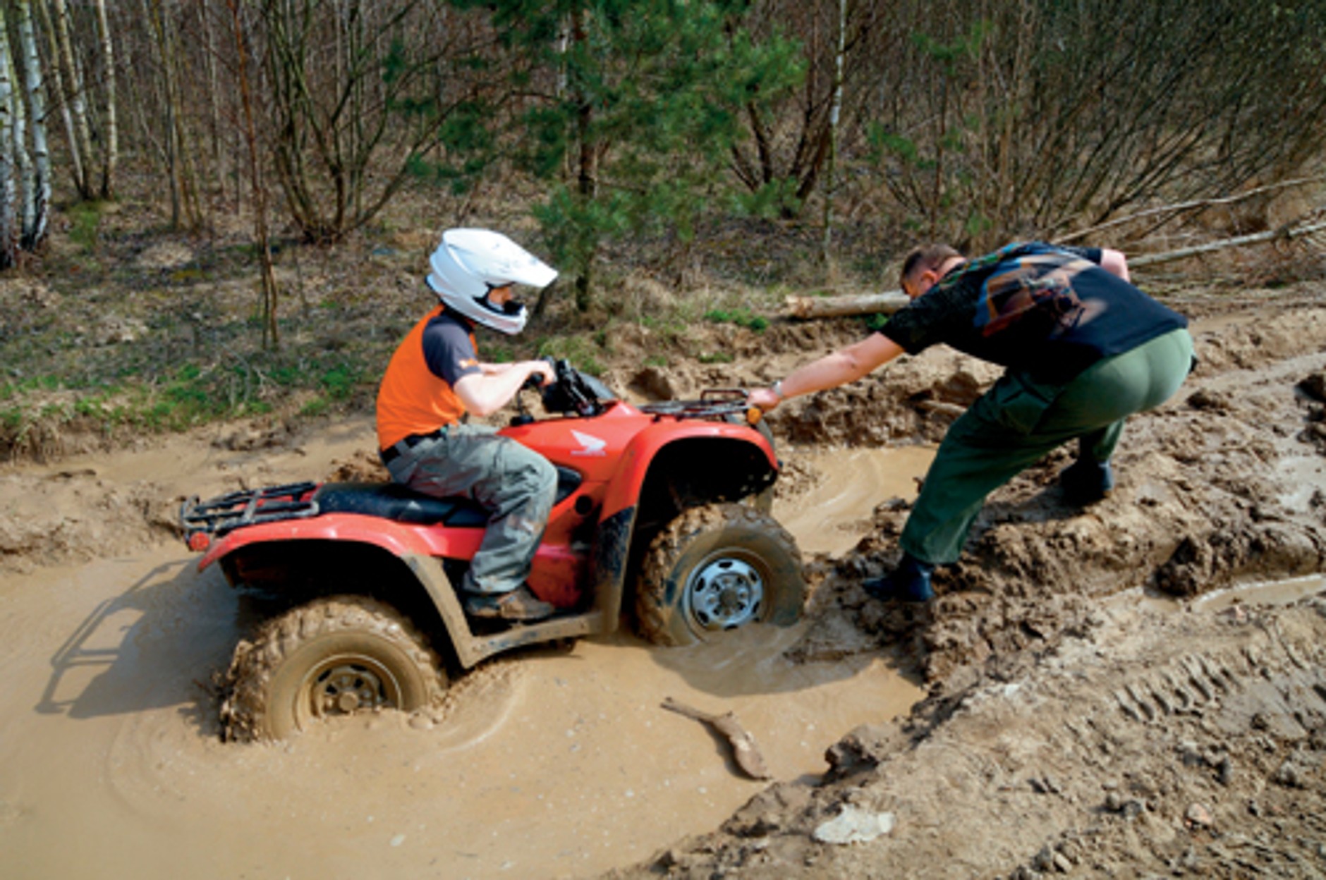 Honda TRX420FA Rancher AT - Mini jazda, maksi zabawa