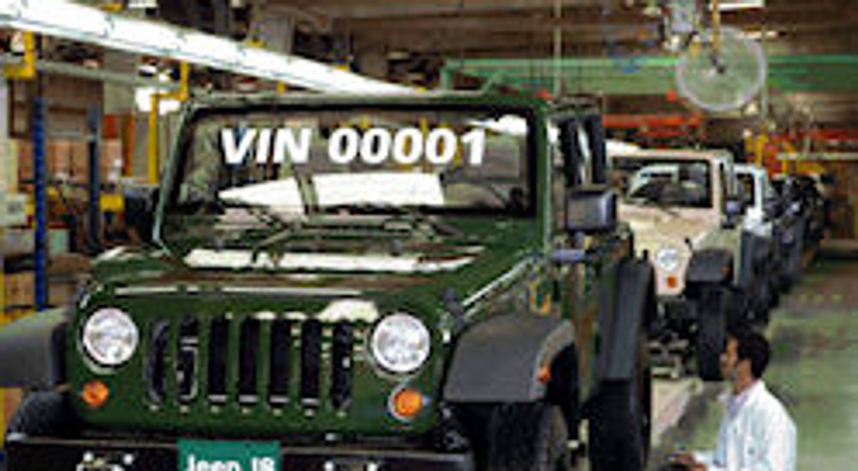 Jeep J8 już w produkcji - nie tylko dla wojska