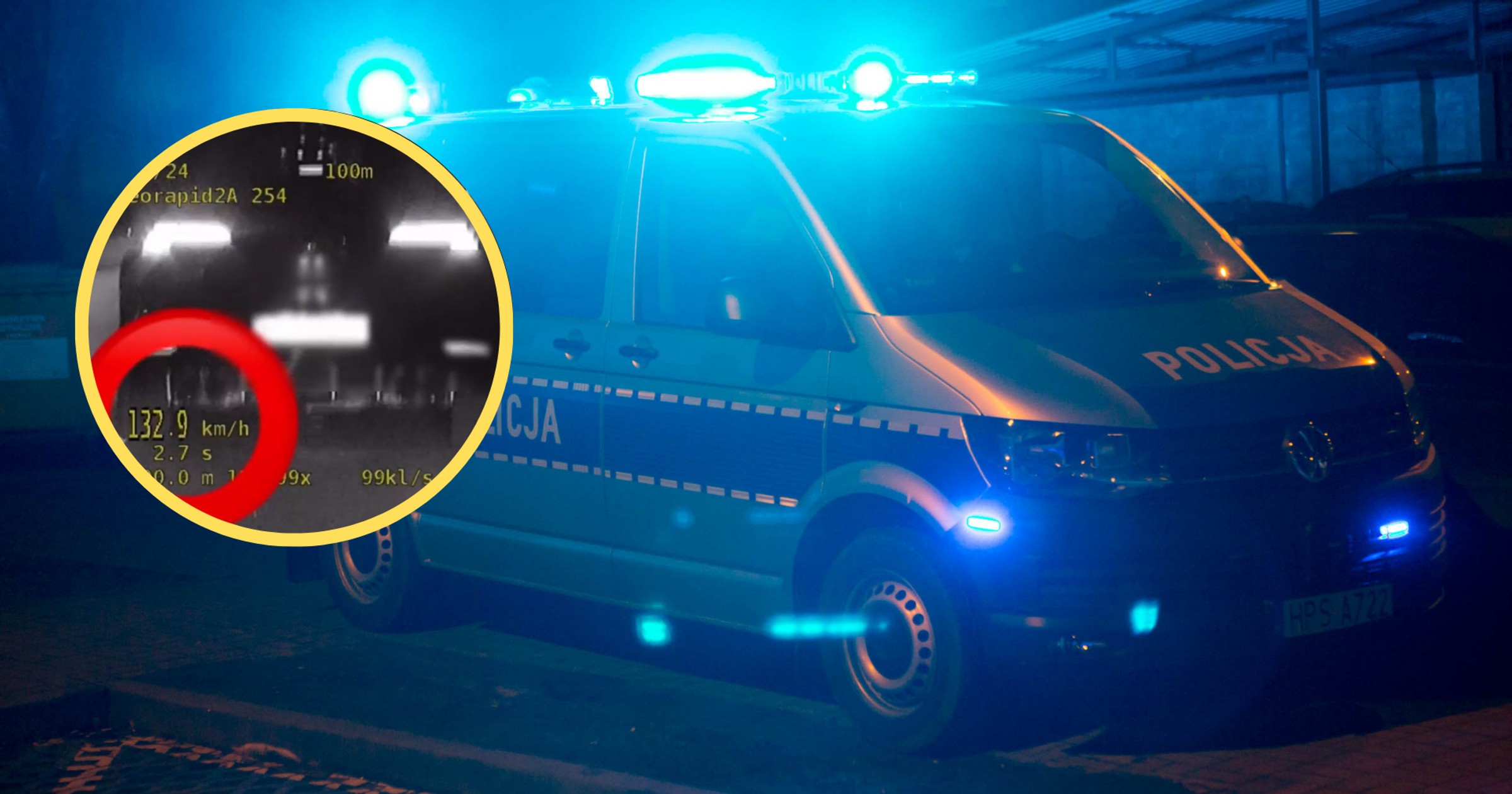 21-letni kierowca urządził sobie rajd po Krapkowicach (screen: policja.pl)