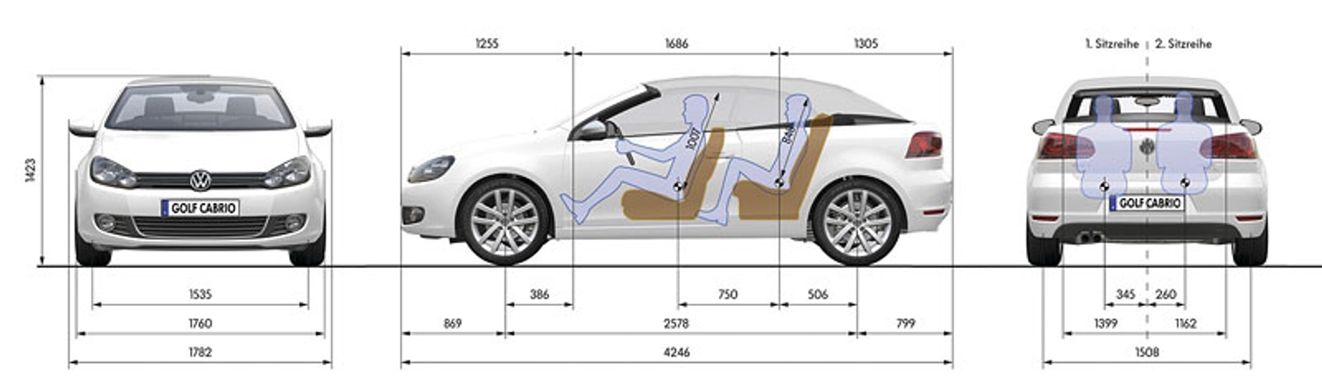 Volkswagen Golf Cabrio w pełnej okazałości