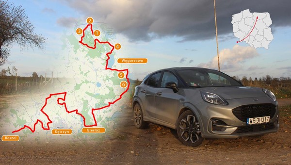 Ford Puma 1.0 Ecoboost ST Line na mazurskich szlakach – cz.3 testu długodystansowego