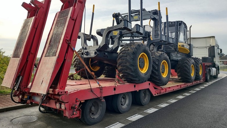 Nieprawidłowy transport maszyny