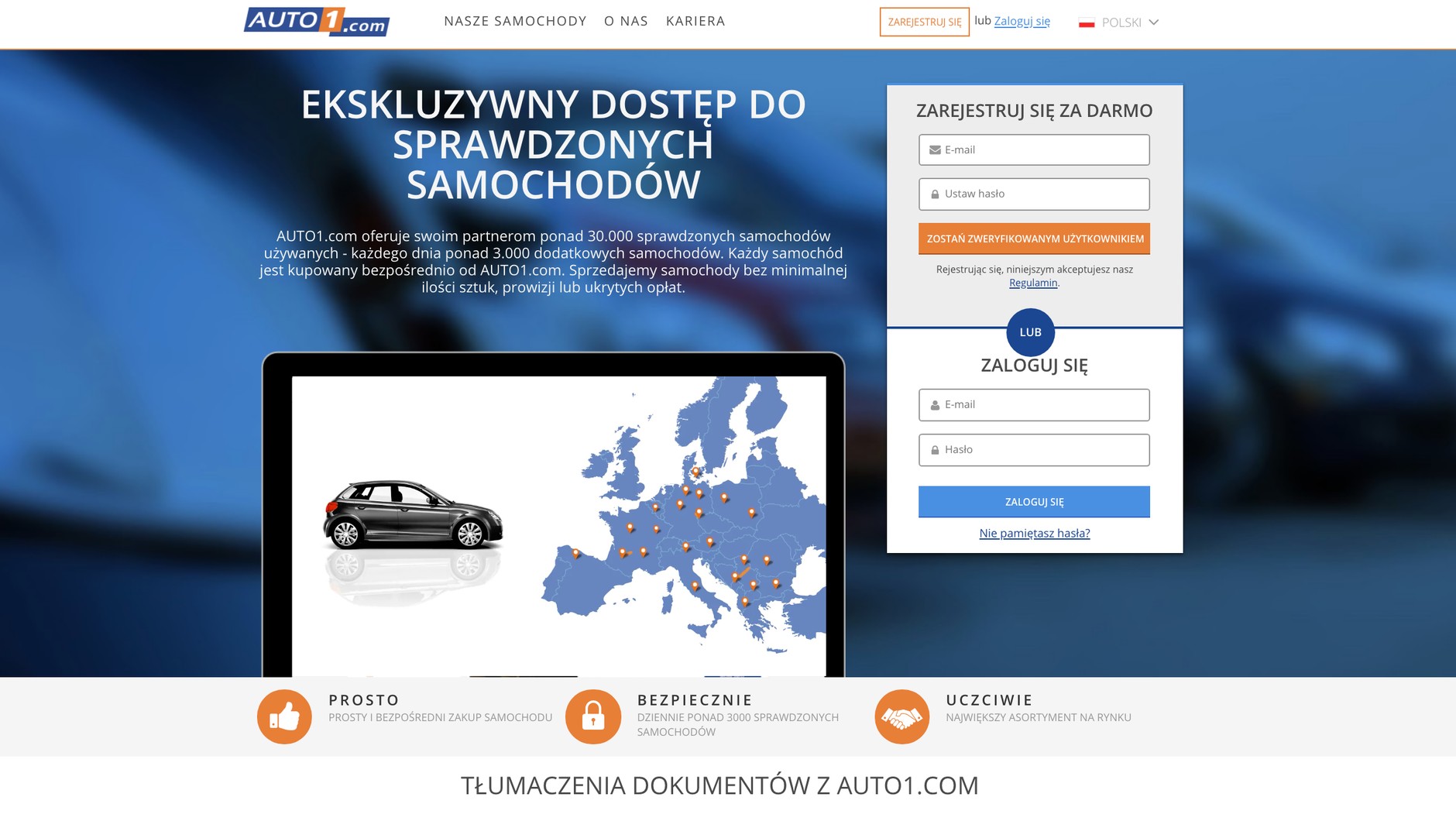 AUTO1.com wprowadza nowe standardy na rynek aut z drugiej ręki
