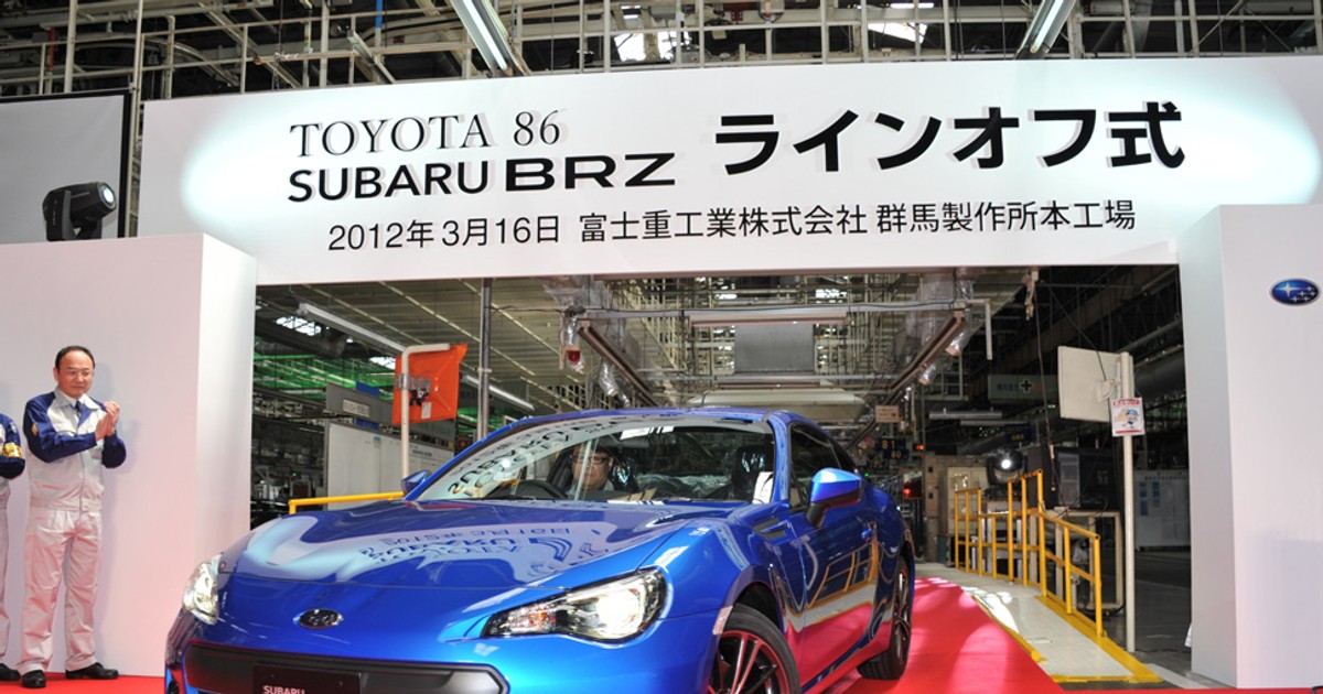 Początek produkcji Subaru BRZ i Toyoty GT 86