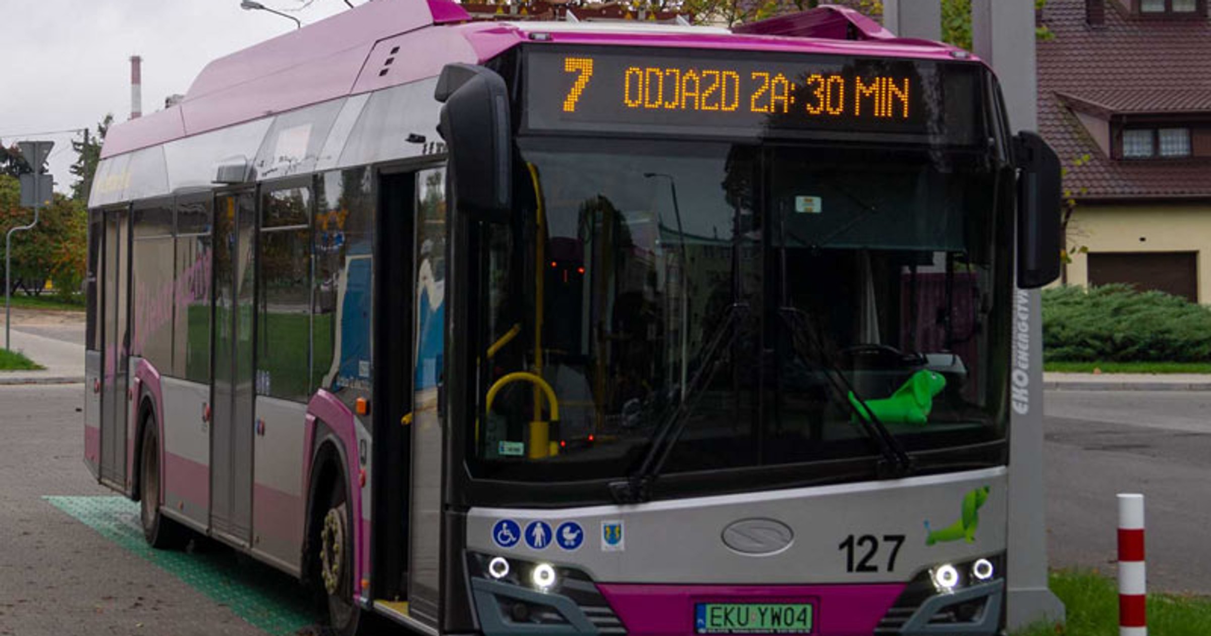 Autobus elektruczny MZK Kutno - zdjęcie ilustracyjne