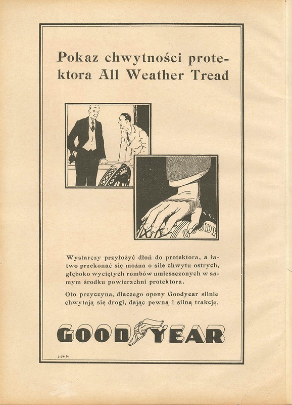 Reklamy motoryzacyjne z lat 30.