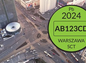Tak będzie wyglądała nowa nalepka uprawniająca do wjazdu do strefy czystego transportu