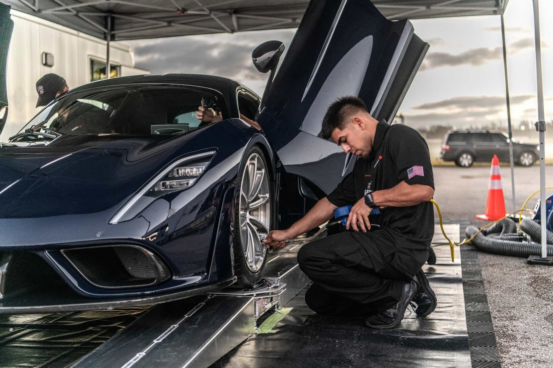 Hennessey Venom F5 test prędkości