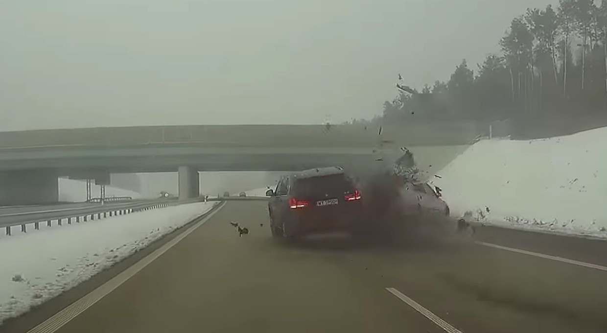 Tylko 500 zł za staranowanie auta na autostradzie?