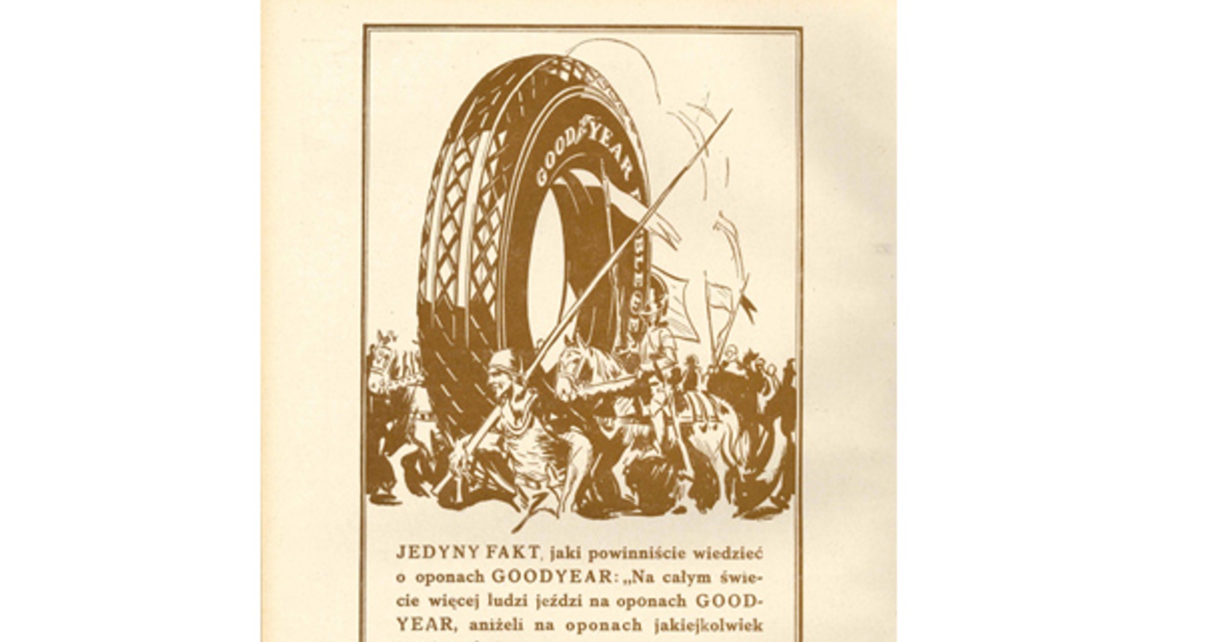 Goodyear: reklamy retro z lat 30.
