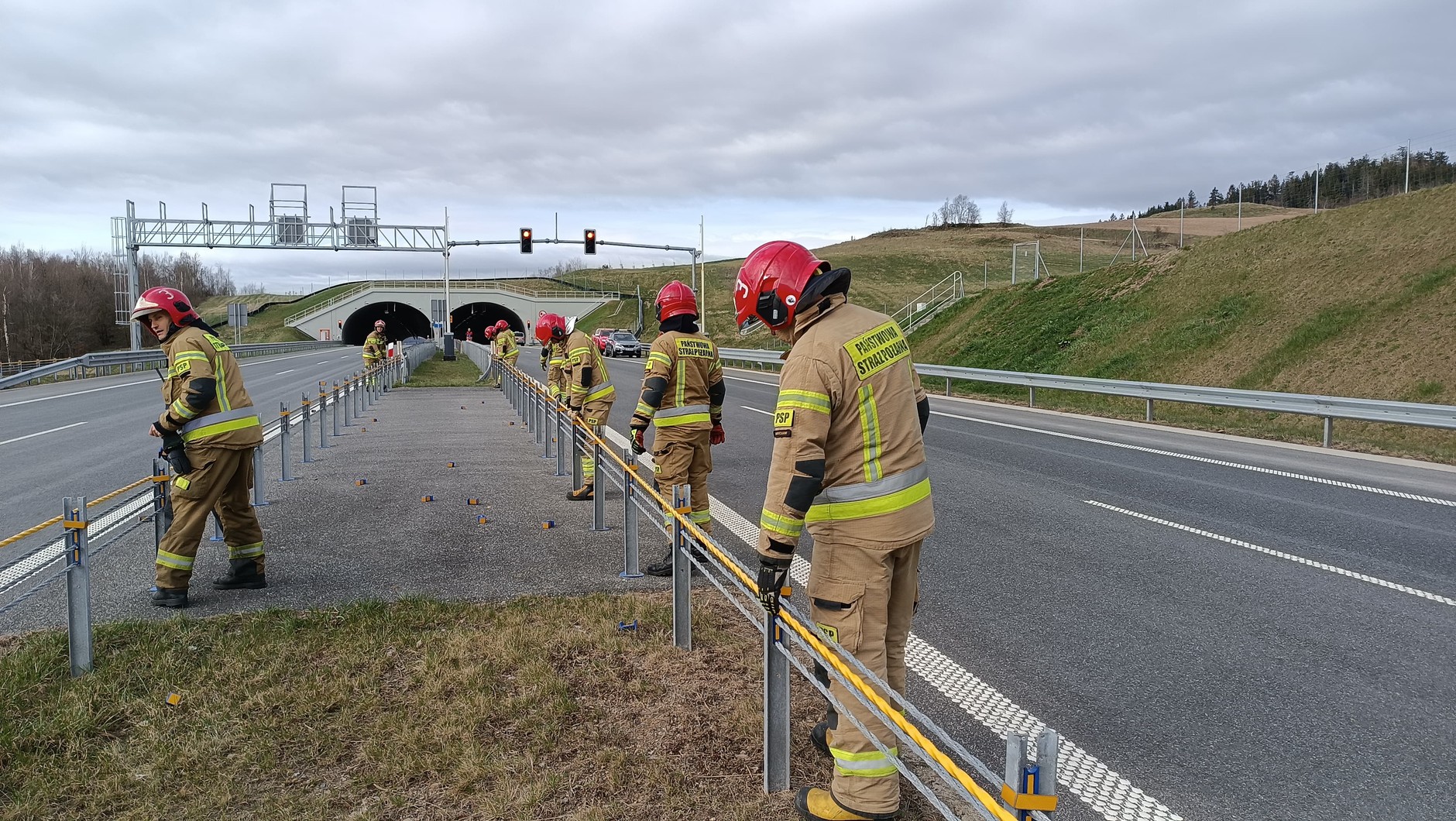 Ćwiczenia służb ratowniczych TUNEL 2025 -10.04.2025