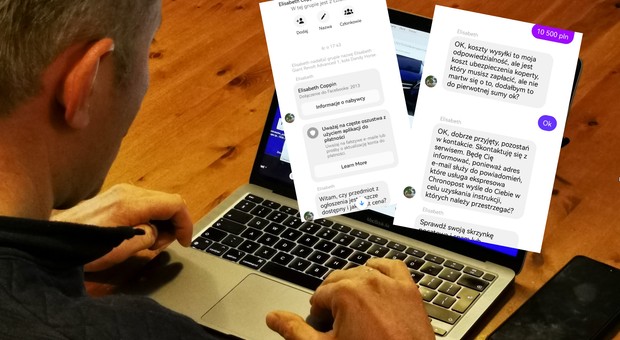 "Przyjedzie kurier z pieniędzmi, wtedy wydasz mu towar". Tak okradają sprzedających na platformach ogłoszeniowych