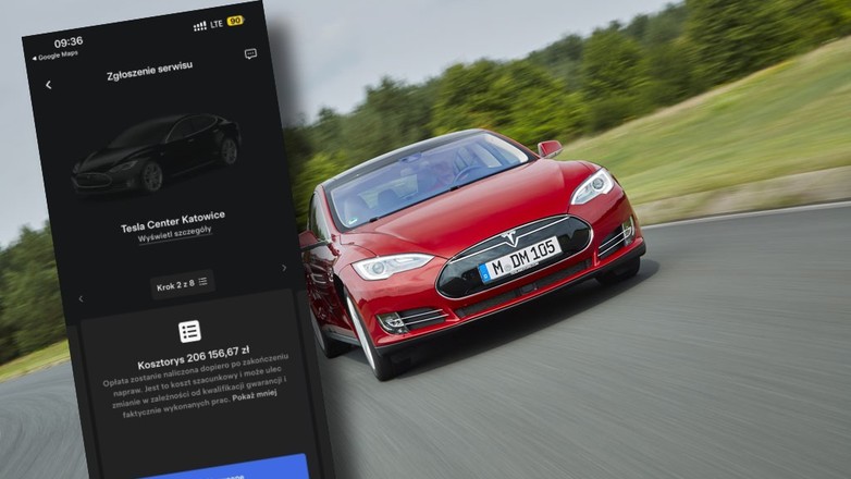 Wycena wymiany akumulatora w Tesli Model S może wprawić w osłupienie