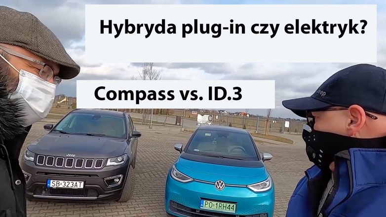 Auta bez ściemy - Jeep Compass PHEV kontra Volkswagen ID.3