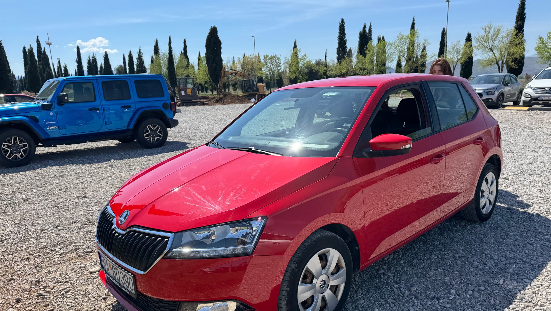 Skoda Fabia z wypożyczalni w Czarnogórze
