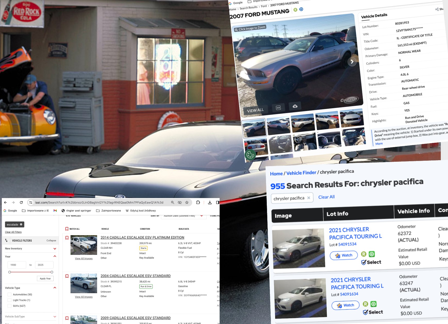 Auta można wyszukiwać także pod kątem rodzaju uiszkodzeń