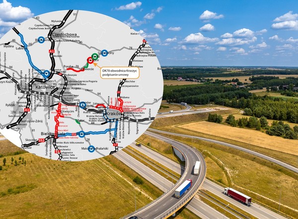 Nowa droga koło Krakowa, Katowic i Kielc. Ważna dla A1 i S11.