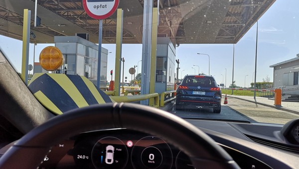 Pobór opłat na autostradzie