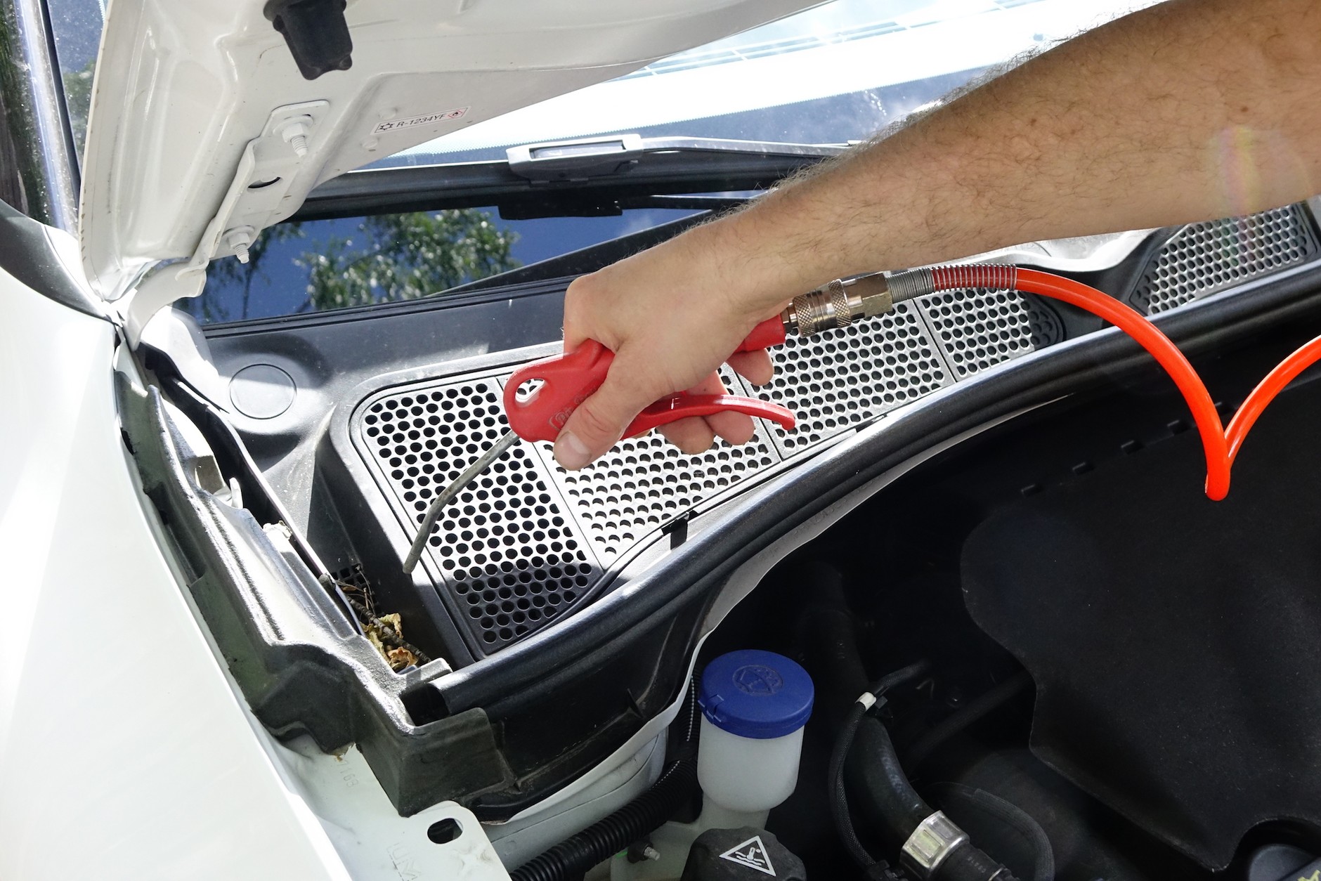 Kompresor - przedmuchiwanie