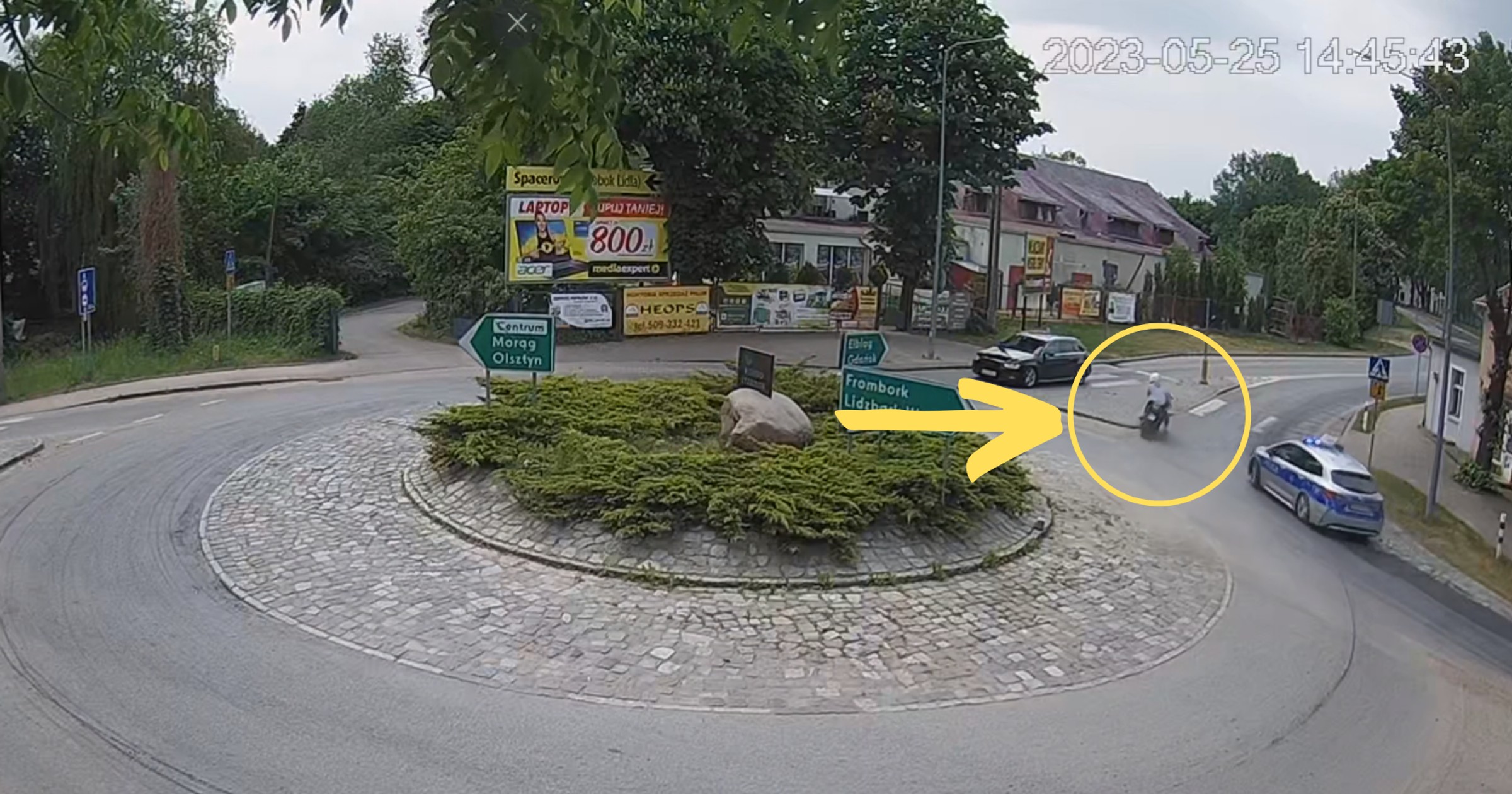 Motocyklista, uciekając przed policją, jechał z prędkością prawie 200 km na godz.