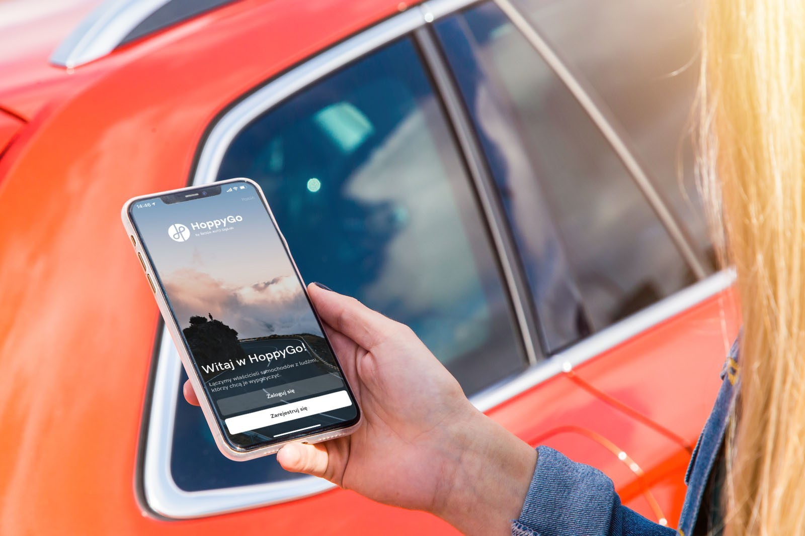 Rejestracja w aplikacji HoppyGo