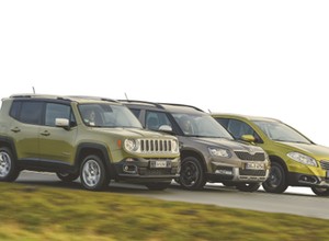 Porównanie - Jeep Renegade, Skoda Yeti, Suzuki SX4 S-Cross