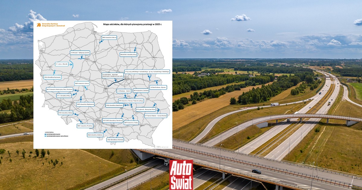 GDDKiA podała, jakie drogi otworzy jeszcze w 2025 r. Na liście m.in. A2, S1 i S7